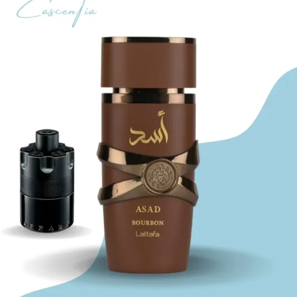 Asad Bourbon Lattafa Perfumes (dupe of The Most Wanted Azzaro)