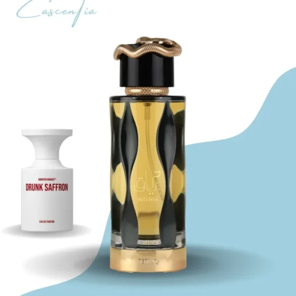 Teriaq Intense Lattafa Perfumes (dupe of Drunk Saffron)